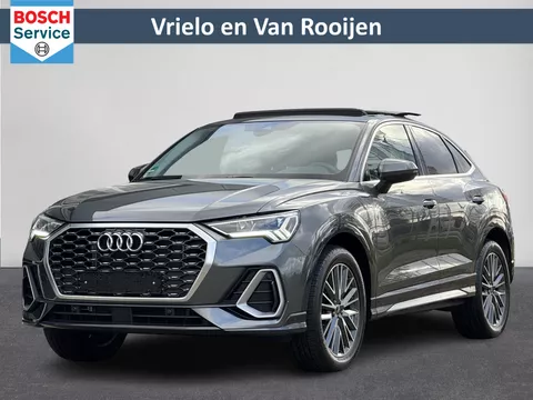 Audi Q3 Sportback 35 TFSI Automaat S Edition | 19" Lichtmetalen Velgen | Airco | Panorama-schuifdak |  Audi sound system | Navigatie| Audi virtual cockpit | Lederen Bekleding | S Line exterieur( Vestiging - Vianen Tel: 0347-371248 )
