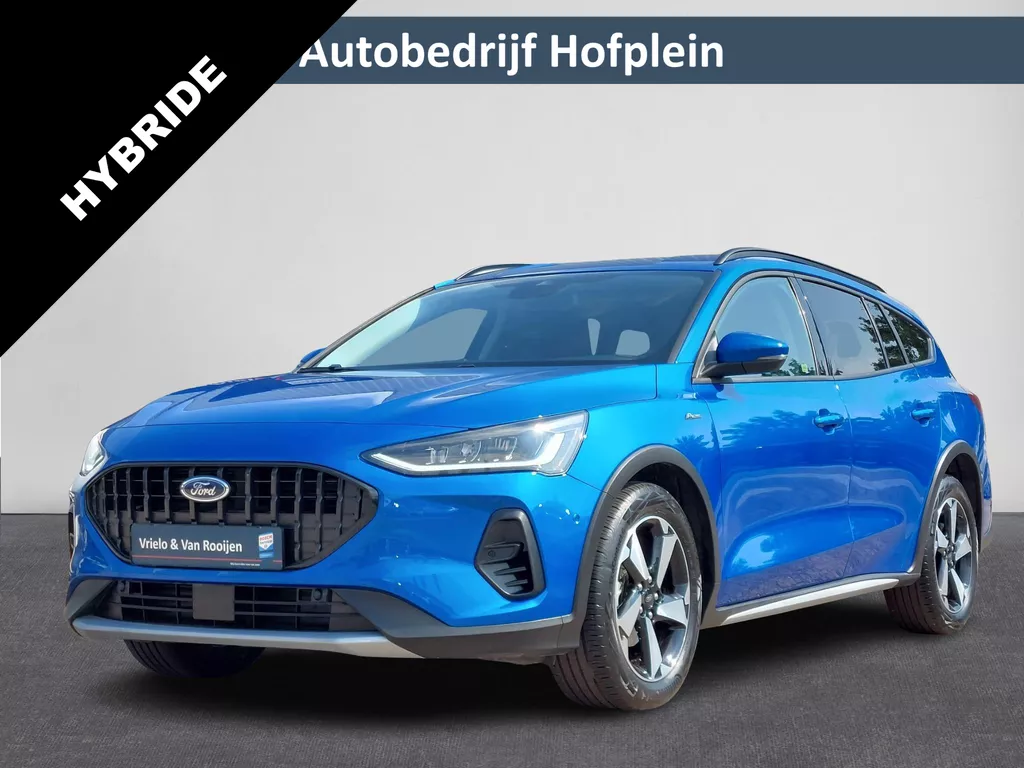 Ford Focus Wagon 1.0 EcoBoost Hybrid Automaat Active X | Cimate Control | Full Map Navigatie | Camera | B&amp;O Audio incl. 9 Speakers | Adaptieve Cruise | Digitaal Dashboard | Apple Car play/Android Auto | 17&quot;LM-Velgen | PDC | KeylessGo | LED Verlichting | | Camera  (Vestiging - Vianen )